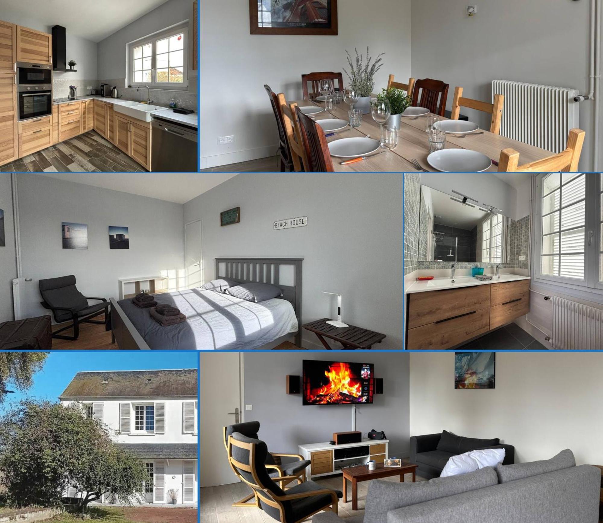La Fromagerie Maison Lumineuse Et Spacieuse Beau Sejour 5 Ch 2 Wc 1 Sdb Grand Jardin Clos 5Mn A Pied Commerces 10 Mn Plage Omaha Beach Proche Plages Du Debarquement Trevieres Exterior foto